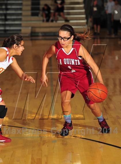 Thumbnail 3 in La Quinta vs. Palm Desert (MaxPreps Holiday Classic) photogallery.