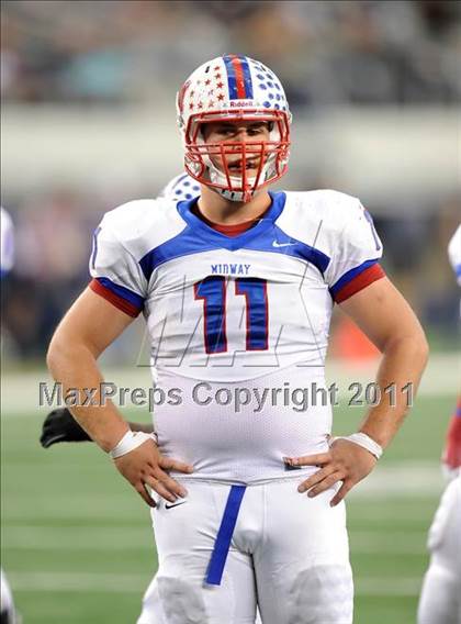 Thumbnail 1 in Midway vs. Ryan (4A Division 1 Region 1 Semifinals) photogallery.