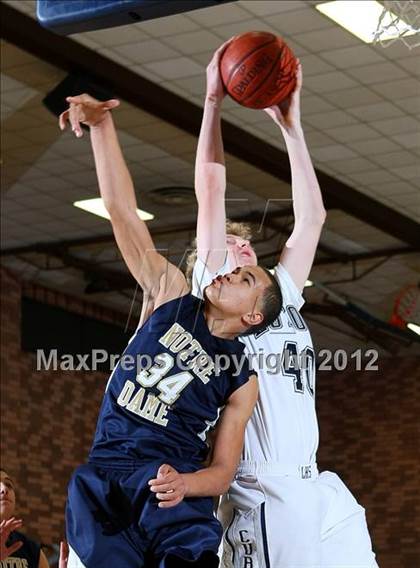 Thumbnail 3 in Notre Dame vs. Loyola photogallery.