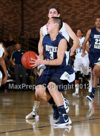 Thumbnail 1 in Notre Dame vs. Loyola photogallery.