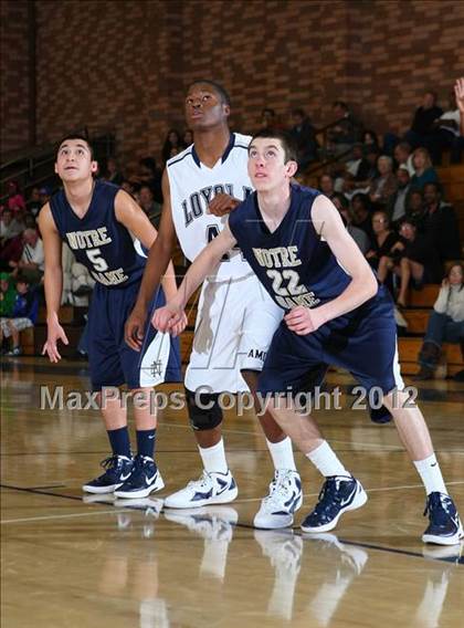 Thumbnail 3 in Notre Dame vs. Loyola photogallery.