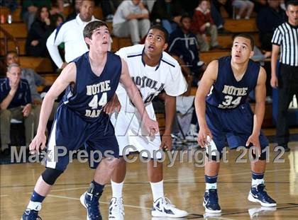 Thumbnail 3 in Notre Dame vs. Loyola photogallery.