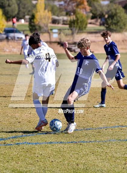 Thumbnail 1 in  Tierra Encantada vs. Santa Fe Prep (NMAA A-3A Quarterfinal) photogallery.
