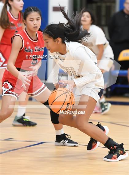 Thumbnail 2 in Valley Lutheran- vs. Parker  (PCDS Desert Classic) photogallery.