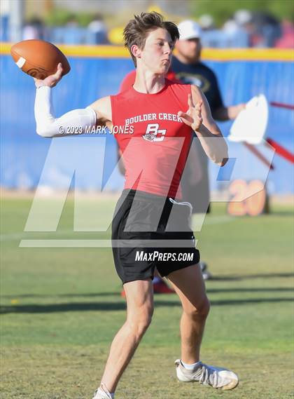 Thumbnail 2 in Boulder Creek vs. Benjamin Franklin (O'Connor 7v7) photogallery.