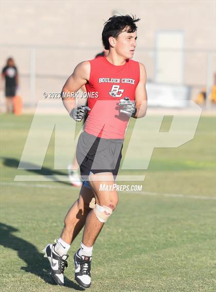 Thumbnail 2 in Boulder Creek vs. Benjamin Franklin (O'Connor 7v7) photogallery.