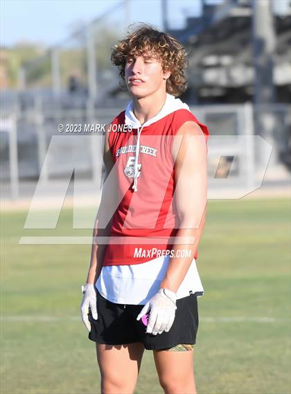 Thumbnail 2 in Boulder Creek vs. Benjamin Franklin (O'Connor 7v7) photogallery.