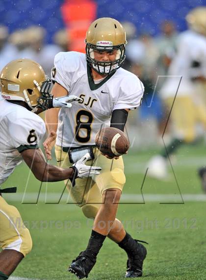 Thumbnail 2 in Our Lady of Good Counsel vs. St. Joseph Regional (Patriot Classic) photogallery.