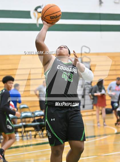 Thumbnail 1 in Phoenix Christian vs. Centennial (Sunnyslope Hoopsgiving Basketball Tournament) photogallery.