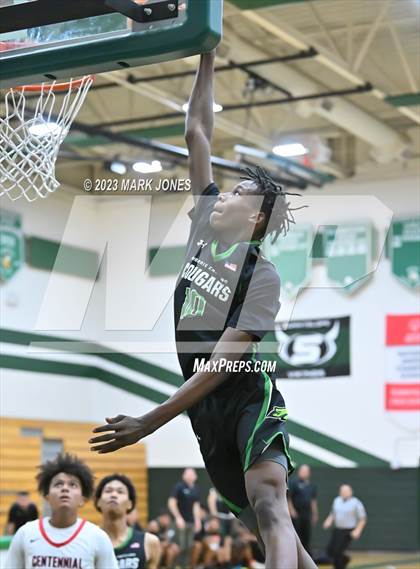 Thumbnail 1 in Phoenix Christian vs. Centennial (Sunnyslope Hoopsgiving Basketball Tournament) photogallery.