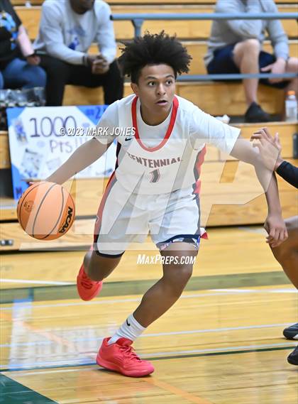 Thumbnail 2 in Phoenix Christian vs. Centennial (Sunnyslope Hoopsgiving Basketball Tournament) photogallery.