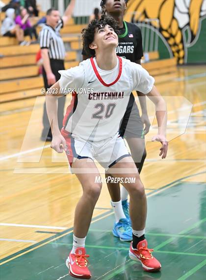 Thumbnail 2 in Phoenix Christian vs. Centennial (Sunnyslope Hoopsgiving Basketball Tournament) photogallery.