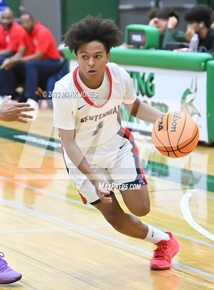 Thumbnail 1 in Phoenix Christian vs. Centennial (Sunnyslope Hoopsgiving Basketball Tournament) photogallery.