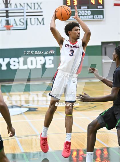 Thumbnail 2 in Phoenix Christian vs. Centennial (Sunnyslope Hoopsgiving Basketball Tournament) photogallery.
