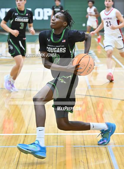 Thumbnail 2 in Phoenix Christian vs. Centennial (Sunnyslope Hoopsgiving Basketball Tournament) photogallery.