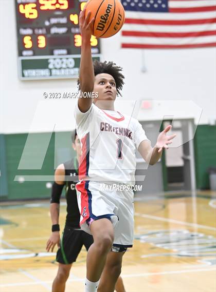 Thumbnail 2 in Phoenix Christian vs. Centennial (Sunnyslope Hoopsgiving Basketball Tournament) photogallery.