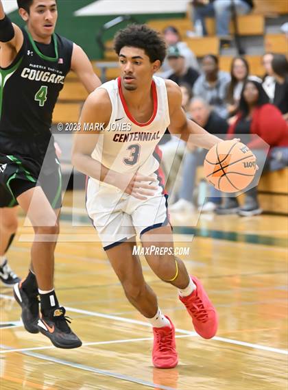 Thumbnail 3 in Phoenix Christian vs. Centennial (Sunnyslope Hoopsgiving Basketball Tournament) photogallery.