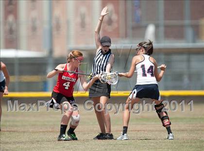 Thumbnail 2 in Ursuline Academy v Cy-Fair (D1 TGHSLL State Semifinal) photogallery.