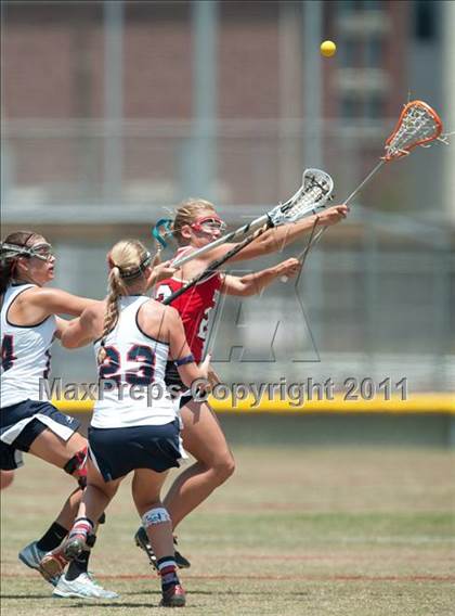 Thumbnail 3 in Ursuline Academy v Cy-Fair (D1 TGHSLL State Semifinal) photogallery.