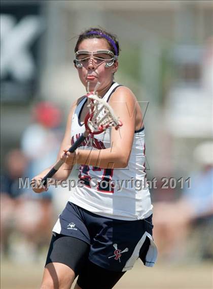 Thumbnail 1 in Ursuline Academy v Cy-Fair (D1 TGHSLL State Semifinal) photogallery.