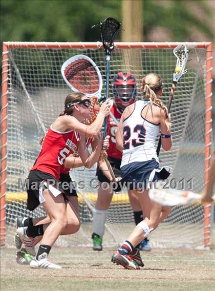 Thumbnail 1 in Ursuline Academy v Cy-Fair (D1 TGHSLL State Semifinal) photogallery.
