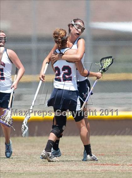 Thumbnail 1 in Ursuline Academy v Cy-Fair (D1 TGHSLL State Semifinal) photogallery.