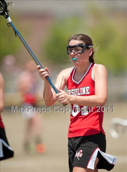 Thumbnail 1 in Ursuline Academy v Cy-Fair (D1 TGHSLL State Semifinal) photogallery.