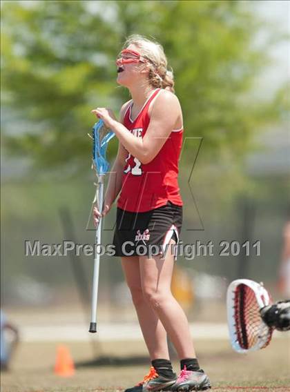 Thumbnail 1 in Ursuline Academy v Cy-Fair (D1 TGHSLL State Semifinal) photogallery.