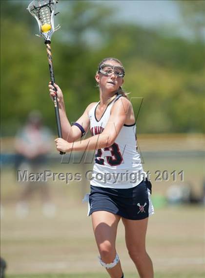 Thumbnail 3 in Ursuline Academy v Cy-Fair (D1 TGHSLL State Semifinal) photogallery.