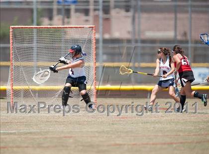 Thumbnail 2 in Ursuline Academy v Cy-Fair (D1 TGHSLL State Semifinal) photogallery.