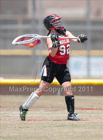 Thumbnail 3 in Ursuline Academy v Cy-Fair (D1 TGHSLL State Semifinal) photogallery.