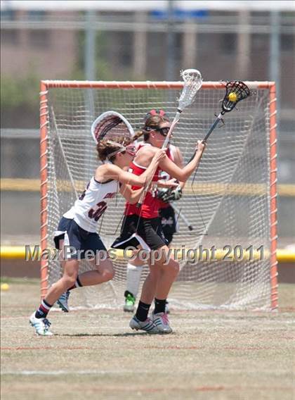 Thumbnail 2 in Ursuline Academy v Cy-Fair (D1 TGHSLL State Semifinal) photogallery.