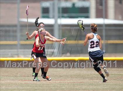 Thumbnail 3 in Ursuline Academy v Cy-Fair (D1 TGHSLL State Semifinal) photogallery.