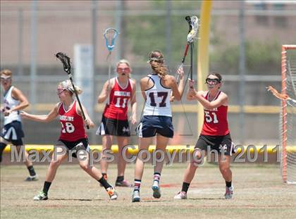Thumbnail 3 in Ursuline Academy v Cy-Fair (D1 TGHSLL State Semifinal) photogallery.