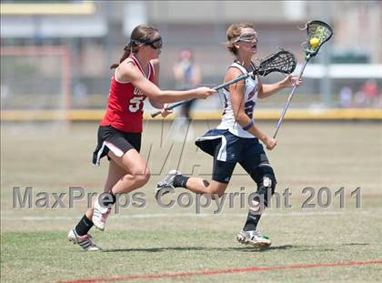 Thumbnail 1 in Ursuline Academy v Cy-Fair (D1 TGHSLL State Semifinal) photogallery.