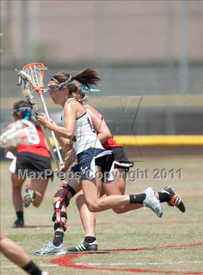 Thumbnail 1 in Ursuline Academy v Cy-Fair (D1 TGHSLL State Semifinal) photogallery.