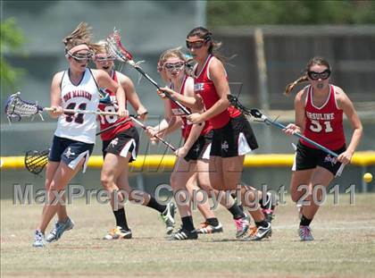 Thumbnail 2 in Ursuline Academy v Cy-Fair (D1 TGHSLL State Semifinal) photogallery.