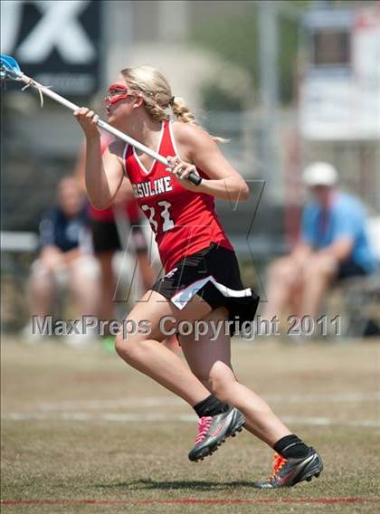Thumbnail 1 in Ursuline Academy v Cy-Fair (D1 TGHSLL State Semifinal) photogallery.