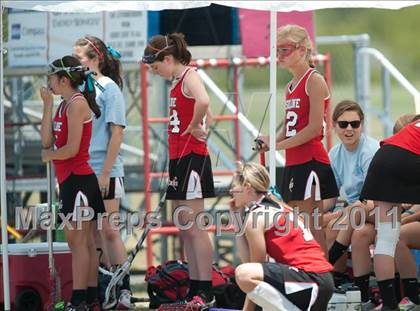 Thumbnail 3 in Ursuline Academy v Cy-Fair (D1 TGHSLL State Semifinal) photogallery.