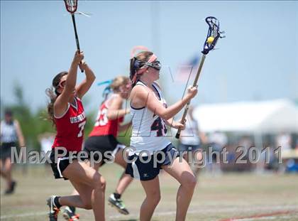 Thumbnail 2 in Ursuline Academy v Cy-Fair (D1 TGHSLL State Semifinal) photogallery.