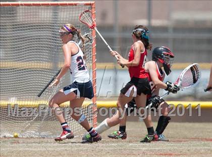 Thumbnail 2 in Ursuline Academy v Cy-Fair (D1 TGHSLL State Semifinal) photogallery.