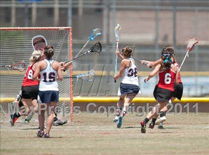 Thumbnail 2 in Ursuline Academy v Cy-Fair (D1 TGHSLL State Semifinal) photogallery.