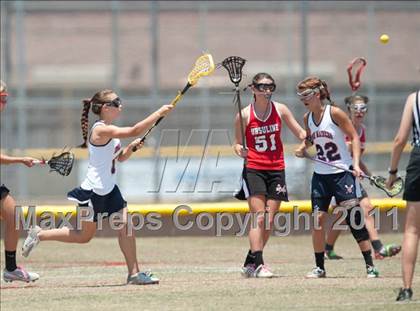 Thumbnail 3 in Ursuline Academy v Cy-Fair (D1 TGHSLL State Semifinal) photogallery.