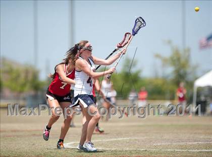 Thumbnail 2 in Ursuline Academy v Cy-Fair (D1 TGHSLL State Semifinal) photogallery.