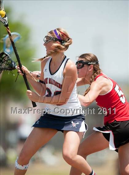 Thumbnail 3 in Ursuline Academy v Cy-Fair (D1 TGHSLL State Semifinal) photogallery.