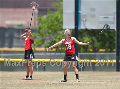 Thumbnail 3 in Ursuline Academy v Cy-Fair (D1 TGHSLL State Semifinal) photogallery.