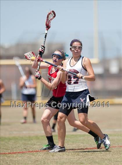 Thumbnail 3 in Ursuline Academy v Cy-Fair (D1 TGHSLL State Semifinal) photogallery.
