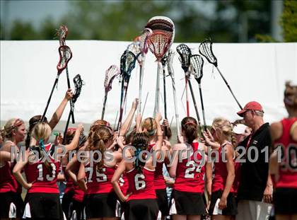 Thumbnail 3 in Ursuline Academy v Cy-Fair (D1 TGHSLL State Semifinal) photogallery.