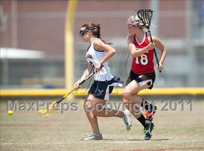 Thumbnail 2 in Ursuline Academy v Cy-Fair (D1 TGHSLL State Semifinal) photogallery.