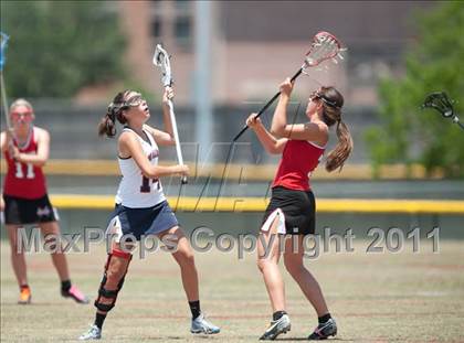 Thumbnail 3 in Ursuline Academy v Cy-Fair (D1 TGHSLL State Semifinal) photogallery.